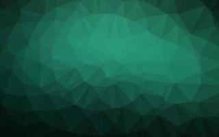 Light Green vector abstract polygonal cover.