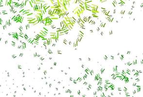 Light Green vector template with repeated sticks.