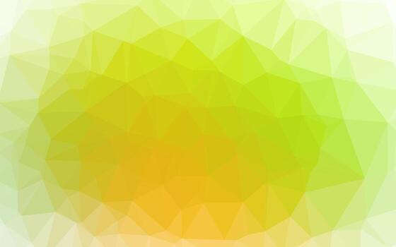 Light Green vector shining triangular pattern.