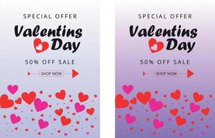 Valentines day background with heart pattern and typography of valentines day text . Vector illustration. flyers, invitation, posters, banners.