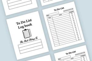 To do list logbook and Task tracker. Task planner notebook. Task list line art vector. interior to do list logbook. To do list logbook interior. To do task logbook. vector