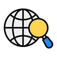 vector de ubicación global, globo con punteros