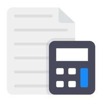 Calculator with file, cost estimation vector