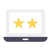 Customer ratings icon, vector of feedback
