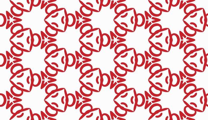 Red and white color seamless pattern texture and template. Multicolored. Colorful ornamental graphic design.