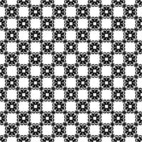 Black and white seamless pattern texture. Greyscale ornamental graphic design. Mosaic ornaments. Pattern template. vector