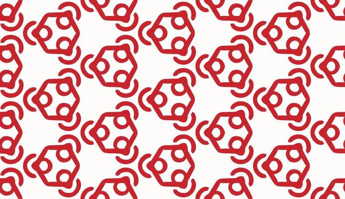 Red and white color seamless pattern texture and template. Multicolored. Colorful ornamental graphic design.