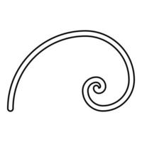 Spiral golden section Golden ratio proportion vector