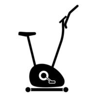 Exercise bicycle Stationary bike Exercycle icon vector