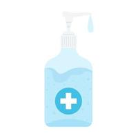 Hands sanitizer bottle vector design