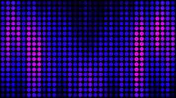 Rendering Abstract digital technology blue pink dots video