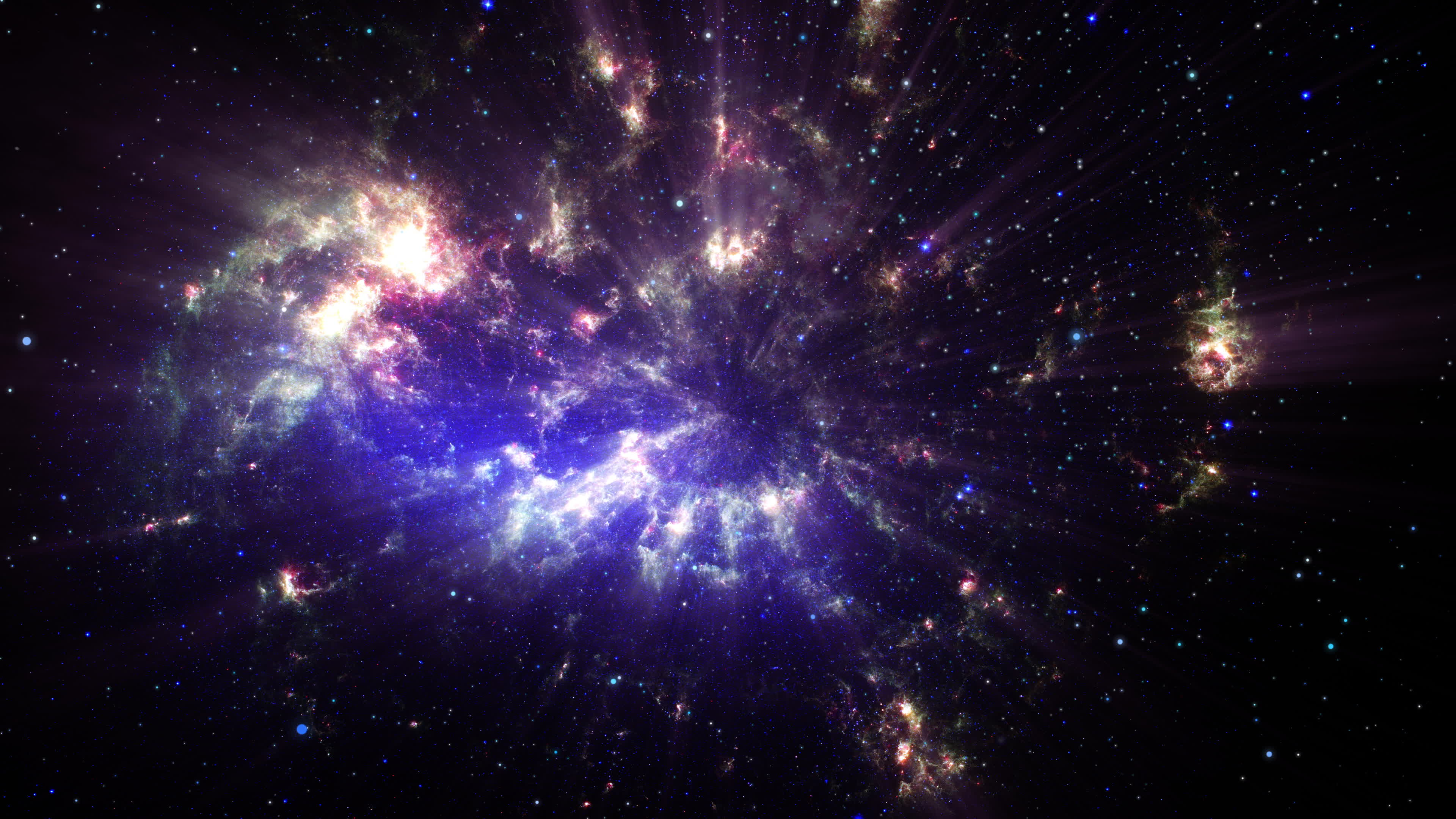 Loop Space Flight deep space exploration travel 5160762 Stock Video at