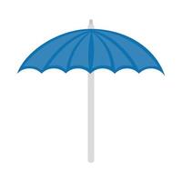 Isolated striped umbrella vector design