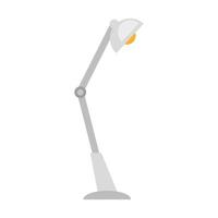 decorative floor lamp on white background vector