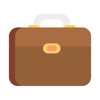 Isolated suitcase bag vector design