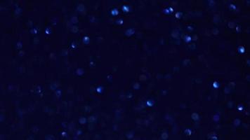 Abstract blue background from shiny bokeh. video