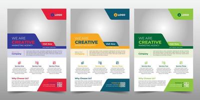 Creative Corporate Business Flyer Brochure Template Design, abstract business flyer, vector template design. Brochure design, cover, annual report, poster, flyer