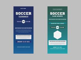 Soccer Goal Roll Up banner Design,  Concept of Soccer DL Flyer,  Soccer Ball with  flyer  Template, Poster,  Vector illustation