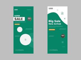 Super sale banner for roll up, Today only, one day super sale banner. One day deal, special offer, big sale, clearance. Vector roll up banner.