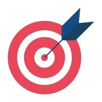 Isolated target icon vector design