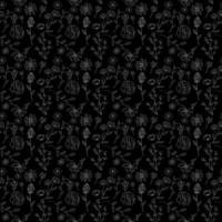 Flower and leaf pattern design with black background vector