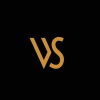 The design of the W S initials logo is modern and elegant vector