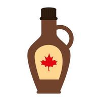 jarabe de arce canadiense de feliz día de canadá diseño vectorial vector