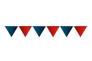 Party banner pennant vector design