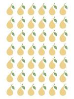 pear pattern design vector