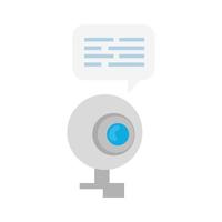 camera web device isolated icon vector