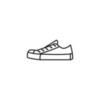 icono de vector de zapatos