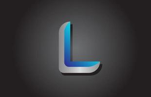 L alphabet letter logo icon. Creative design for company and business vector