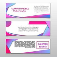 Vector abstract geometric design banner web template. Modern design. Vector illustration