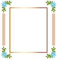 Beautiful frame wedding invitation template colorful illustration geometric gold texture flat flowers vintage retro square ornate vector