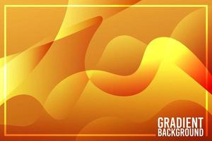 Blank Liquid gradient color yellow and orange Background abstract shape.graphic pattern of abstract elements in gradient colors for poster, background, invitation and Cover vector