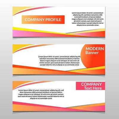 Vector abstract geometric design banner web template. Modern design. Vector illustration