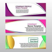 Vector abstract geometric design banner web template. Modern design. Vector illustration