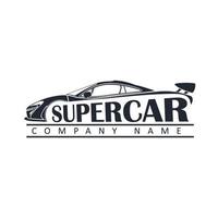 Supercar logo.Vehicle Automobile, Car Service, Salon Modification, Workshop, Showroom, Logo design. vector