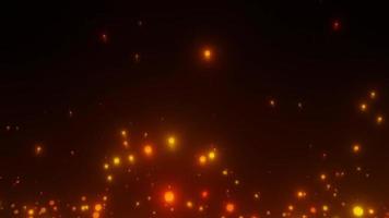 luzes de fogo de artifício coloridas da américa no fundo de fogos de artifício do céu noturno video