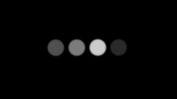 Dots loading bar animation on black screen free download video