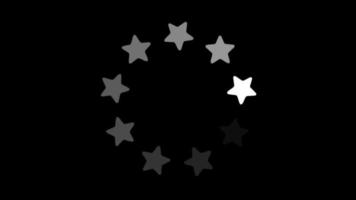 Star Loading Circle Animation, Fortschrittsbalken kostenloser Download video