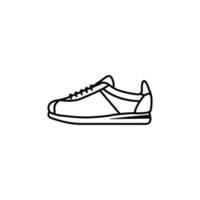 icono de vector de zapatos