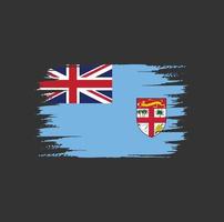 Fiji Flag Brush vector