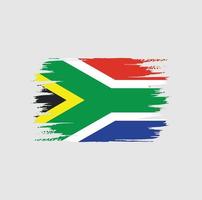 South Africa Flag Brush vector