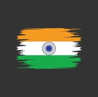 cepillo de la bandera de la india vector