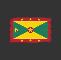 Grenada Flag Brush vector