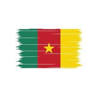 Cameroon Flag Brush vector