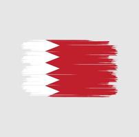 Bahrain Flag Brush vector