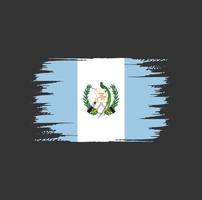 cepillo de bandera de guatemala vector