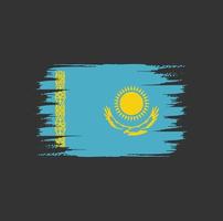 Kazakhstan Flag Brush vector